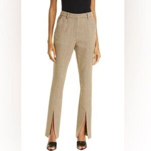A.L.C. Women's Houndstooth Split Hem Pants - Tan